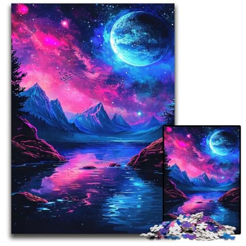 1000teiliges PuzzleGeschenk Himmlische Wildnis Holzpuzzle Denksportaufgabe Teenager Heimdekoration 1000 PCS (75 x 50 cm) von mowenbingpeng