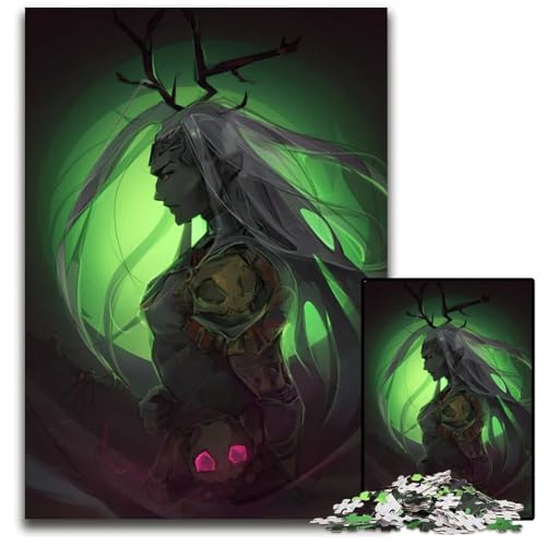 1000teiliges PuzzleGeschenk Moros Holzpuzzle Denksportaufgabe Teenager Heimdekoration 1000 Teile (75 x 50 cm) von mowenbingpeng