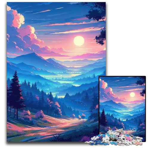 Aesthetic V 1000teiliges Puzzle aus Holz anspruchsvolles DIYDekorationsspiel interaktives Familienspielzeug 1000 Teile (75 x 50 cm) von mowenbingpeng