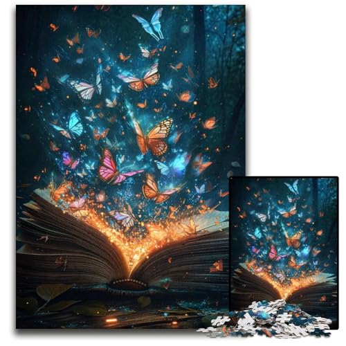 AquarellbuchPuzzles für Erwachsene 1000 Teile unmögliche Puzzles für Erwachsene Denksportaufgabe Spiel für Erwachsene interaktive Familienaktivität 1000 Teile (75 x 50 cm) von mowenbingpeng