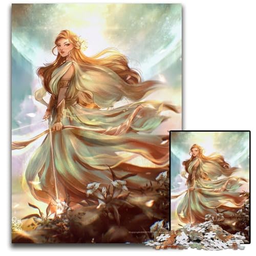Artemis Puzzle für Erwachsene 1000 Teile Unmögliches Puzzle für Erwachsene Denksportaufgabe Spiel für Erwachsene interaktive Familienaktivität 1000 Teile (75 x 50 cm) von mowenbingpeng
