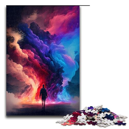 Colourful Dreams 1000-teiliges Puzzle für Erwachsene Puzzle als Geschenk geeignet für Teenager ab 14 Jahren 1000 Teile (75 x 50 cm) von mowenbingpeng