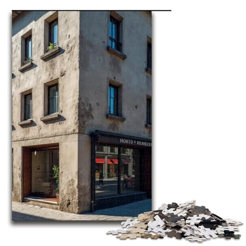 Corner 1000-teiliges Puzzle für Erwachsene Puzzle als Geschenk geeignet für Teenager ab 14 Jahren 1000 Teile (75 x 50 cm) von mowenbingpeng
