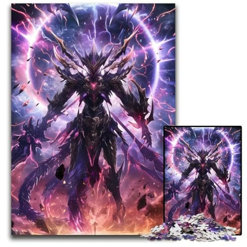 Dark Fantasy Creature 1000teiliges PuzzleGeschenk anspruchsvolle Puzzles interaktives Familienspiel GehirnHerausforderung Lernspielzeug 1000 Teile (38 x 26 cm) von mowenbingpeng