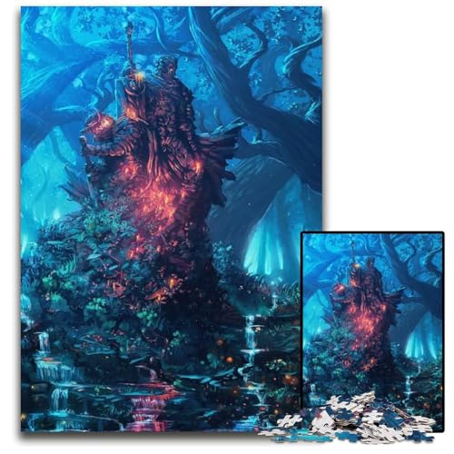 Das GedenkPuzzle mit 1000 Teilen für Erwachsene Holzpuzzle für Teenager ideales Geburtstags 1000 Teile (75 x 50 cm) von mowenbingpeng