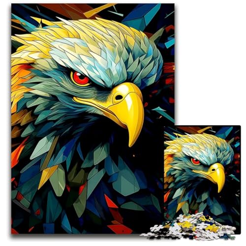 Eagleb 1000teiliges Puzzle Geschenke Puzzles für Erwachsene Geschenk für Männer und Frauen täglicher besonderer Anlass 1000 Teile (75 x 50 cm) von mowenbingpeng