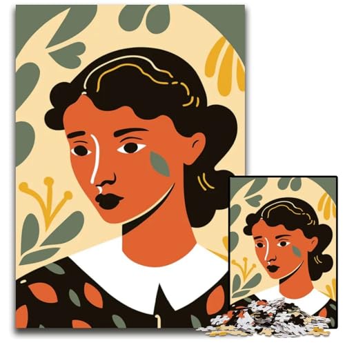 Farbpuzzle für Frauen 1000 Teile für Erwachsene anspruchsvolles Denkspiel entspannendes Spielzeug für Teenager 1000 Teile (38 x 26 cm) von mowenbingpeng