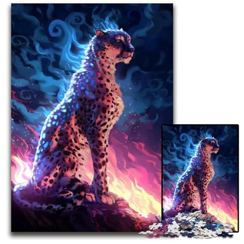 Feuer und GeisterPuzzle 1000 Teile für Erwachsene Unmögliches Puzzle für Erwachsene Heimdekoration Denkspiel für Teenager Familieninteraktion 1000 PCS (75 x 50 cm) von mowenbingpeng