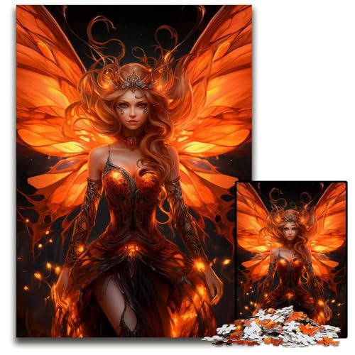 Feuerfee 1000teiliges PuzzleGeschenk anspruchsvolle Puzzles interaktives Familienspiel GehirnHerausforderung Lernspielzeug 1000 Teile (75 x 50 cm) von mowenbingpeng