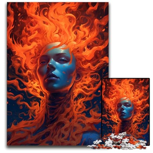 FrauenPuzzle „Kosmische Natur“ 1000 Teile für Erwachsene Puzzle anspruchsvolles Denkspiel entspannendes Spielzeug für Teenager 1000 Teile (75 x 50 cm) von mowenbingpeng