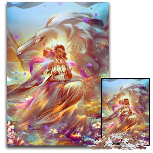 Göttin von Leob Puzzle für Erwachsene 1000 Teile anspruchsvolle Puzzles pädagogische Aktivität für kognitive Fähigkeiten Verbesserung der kognitiven Fähigkeiten 1000 Teile (75 x 50 cm) von mowenbingpeng