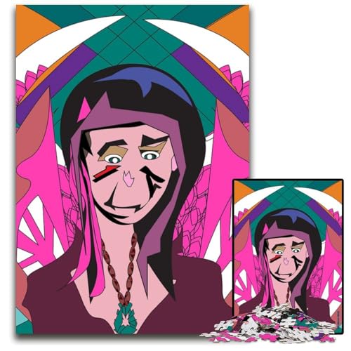 Hintergrund Puzzle für Erwachsene 1000 Teile unmögliche Puzzles für Erwachsene Weihnachten Halloween Ostern Neujahr 1000 Teile (38 x 26 cm) von mowenbingpeng