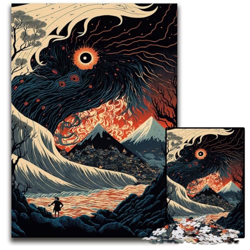 Landschafts und Bergpuzzle für Erwachsene 1000teiliges Puzzle für Erwachsene ideal für Liebhaber perfektes Weihnachts Neujahrs und Valentinstagsgeschenk 1000 Teile (75 x 50 cm) von mowenbingpeng