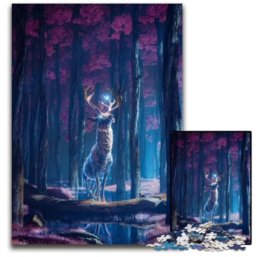 Majestic14 Puzzle 1000 Teile für Erwachsene Unmögliches Puzzle für Erwachsene Heimdekoration Denkspiel für Teenager Familieninteraktion 1000 PCS (75 x 50 cm) von mowenbingpeng