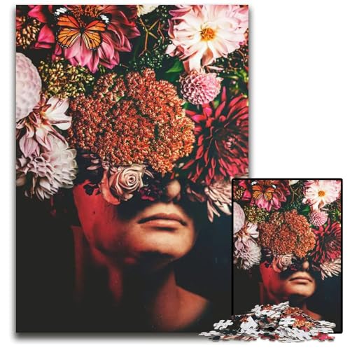 Puzzle 1000 Teile Effloresce Puzzles GehirnHerausforderungsspiel für Teenager Familieninteraktion 1000 PCS (75x50cm) von mowenbingpeng