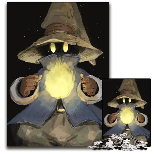 Puzzle 1000 Teile Schwarzmagier Denkspiel für Jugendliche Familieninteraktion 1000 Teile (38 x 26 cm) von mowenbingpeng