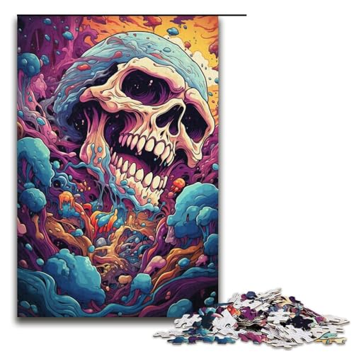 Puzzle 1000 Teile für Erwachsene Fantasie-Monster-Puzzle praktisches Spiel einzigartige Heimdekoration und Geschenke 1000 Teile (38 x 26 cm) von mowenbingpeng