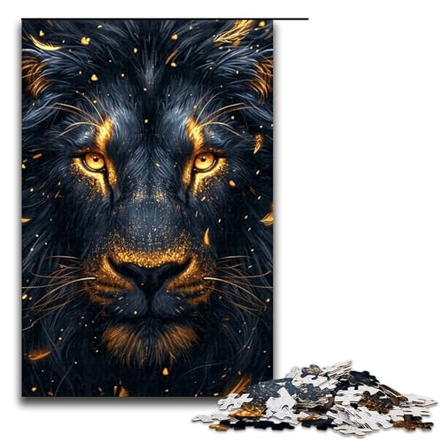 Puzzle 1000 Teile für Erwachsene Löwen Puzzle Spiel zum Anfassen einzigartige Heimdekoration und Geschenke 1000 PCS (75 x 50 cm) von mowenbingpeng