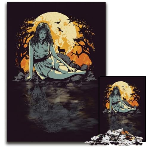 Puzzle 1000 Teile für Erwachsene Wild Inside anspruchsvolle Puzzles Familienaktivität Denksportaufgabe Heimdekoration 1000 Teile (38 x 26 cm) von mowenbingpeng
