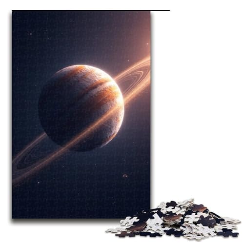 Puzzle Raumschiff 1000 Teile Holzpuzzle für Erwachsene und Kinder ab 12 Jahren Familienspaß-Puzzle 1000 Teile (75 x 50 cm) von mowenbingpeng