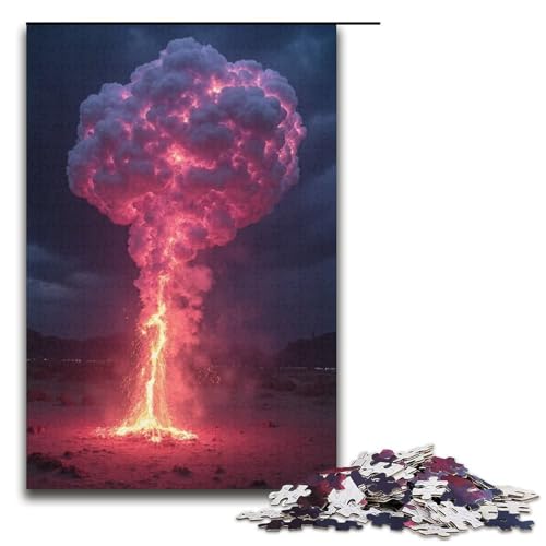 Puzzle Wonderful 1000-teiliges Holzpuzzle für Erwachsene und Kinder ab 12 Jahren Familienspaß-Puzzle 1000 Teile (38 x 26 cm) von mowenbingpeng