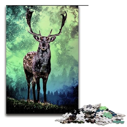 Puzzle für Erwachsene, 1000 Teile, „Soul of The Deer“, Puzzle für Zuhause, Lernspiele, DIY-Spielzeug, tolles Geschenk für Spiele, 1000 Teile Puzzle für Erwachsene, 1000 Teile, „Soul of The Deer“, Puzzle für Zuhause, Lernspiele, DIY-Spielzeug, tolles Geschenk für Spiele, 1000 Teile von mowenbingpeng