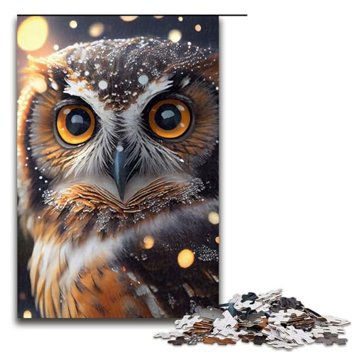Puzzle für Erwachsene, 1000 Teile, Eulenporträt, Geburtstagsgeschenk, Geschenke für Teenager ab 14 Jahren, 1000 Teile Puzzle für Erwachsene, 1000 Teile, Eulenporträt, Geburtstagsgeschenk, Geschenke für Teenager ab 14 Jahren, 1000 Teile von mowenbingpeng