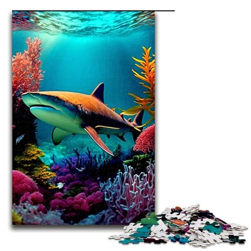 Puzzle für Erwachsene, 1000 Teile, Hai-Puzzle, Lernspiele für Zuhause, DIY-Spielzeug, tolles Geschenk für Spiele, 1000 Teile Puzzle für Erwachsene, 1000 Teile, Hai-Puzzle, Lernspiele für Zuhause, DIY-Spielzeug, tolles Geschenk für Spiele, 1000 Teile von mowenbingpeng