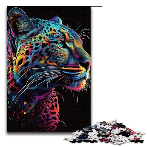 Puzzle für Erwachsene, 1000 Teile, Jaguar-Tier, Pop-Art-Puzzle, Lernspiele für Zuhause, DIY-Spielzeug, tolles Geschenk für Spiele, 1000 Teile Puzzle für Erwachsene, 1000 Teile, Jaguar-Tier, Pop-Art-Puzzle, Lernspiele für Zuhause, DIY-Spielzeug, tolles Geschenk für Spiele, 1000 Teile von mowenbingpeng