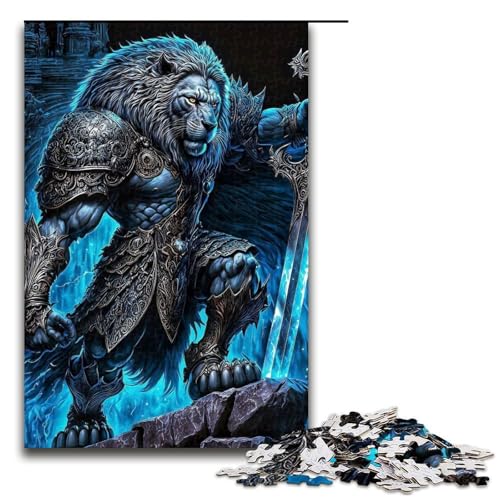 Puzzle für Erwachsene, 1000 Teile, Mechanischer Tiger, Puzzle, Spiele, Spielzeug, Geschenk, geeignet für die Schreibtischdekoration, 1000 Teile von mowenbingpeng