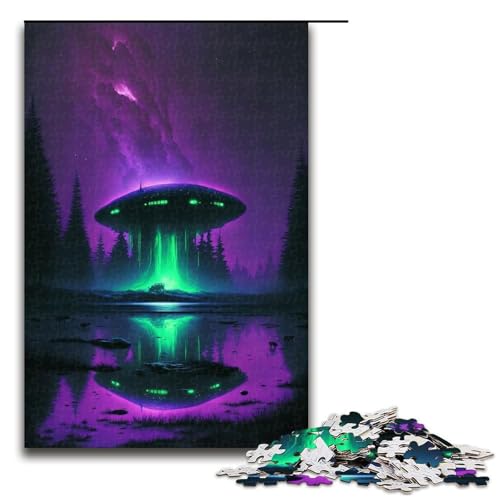 Puzzle für Erwachsene, 1000 Teile, Mysteriöser Besucher, Holzpuzzle, Lernspiel, Herausforderungsspielzeug, 1000 Teile Puzzle für Erwachsene, 1000 Teile, Mysteriöser Besucher, Holzpuzzle, Lernspiel, Herausforderungsspielzeug, 1000 Teile von mowenbingpeng