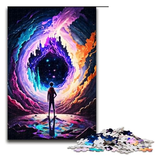Puzzle für Erwachsene, 1000 Teile, Portal, Weltraum, Puzzle, Spiele, Spielzeug, Geschenk, geeignet für die Schreibtischdekoration, 1000 Teile von mowenbingpeng