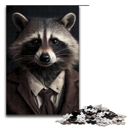 Puzzle für Erwachsene, 1000 Teile, Waschbäranzug, Holzpuzzle, Lernspiel, Herausforderungsspielzeug, 1000 Teile Puzzle für Erwachsene, 1000 Teile, Waschbäranzug, Holzpuzzle, Lernspiel, Herausforderungsspielzeug, 1000 Teile von mowenbingpeng