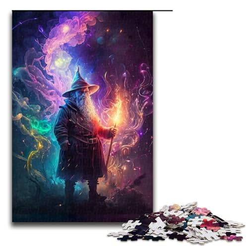 Puzzle für Erwachsene, 1000 Teile, Zauberer der Kunst, Holzpuzzle, Lernspiel, Herausforderungsspielzeug, 1000 Teile Puzzle für Erwachsene, 1000 Teile, Zauberer der Kunst, Holzpuzzle, Lernspiel, Herausforderungsspielzeug, 1000 Teile von mowenbingpeng