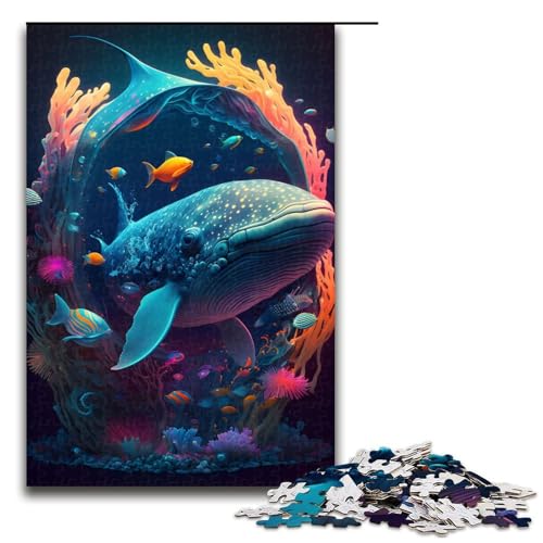 Puzzle für Erwachsene, 1000 Teile, psychedelisches Leviathan-Puzzle, Lernspiele für Zuhause, DIY-Spielzeug, tolles Geschenk für Spiele, 1000 Teile Puzzle für Erwachsene, 1000 Teile, psychedelisches Leviathan-Puzzle, Lernspiele für Zuhause, DIY-Spielzeug, tolles Geschenk für Spiele, 1000 Teile von mowenbingpeng