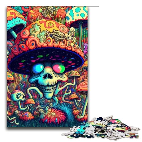 Puzzle für Erwachsene, 1000 Teile, psychedelisches Puzzle, Spiele, Spielzeug, Geschenk, geeignet für die Schreibtischdekoration, 1000 Teile von mowenbingpeng