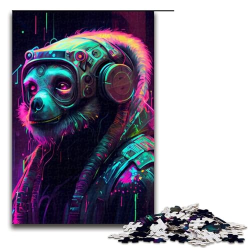 Puzzle für Erwachsene, Faultier, 1000 Teile, Holzpuzzle für Erwachsene und Kinder ab 12 Jahren, Lernspielzeug, 1000 Teile Puzzle für Erwachsene, Faultier, 1000 Teile, Holzpuzzle für Erwachsene und Kinder ab 12 Jahren, Lernspielzeug, 1000 Teile von mowenbingpeng