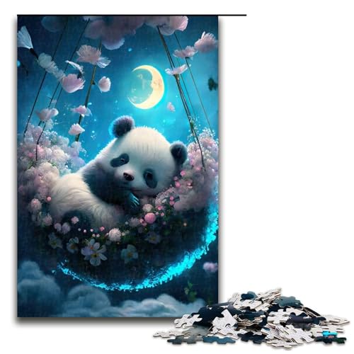 Puzzle für Erwachsene, Friedlicher Panda, 1000 Teile, Holzpuzzle für Erwachsene und Kinder ab 12 Jahren, Lernspielzeug, 1000 Teile Puzzle für Erwachsene, Friedlicher Panda, 1000 Teile, Holzpuzzle für Erwachsene und Kinder ab 12 Jahren, Lernspielzeug, 1000 Teile von mowenbingpeng