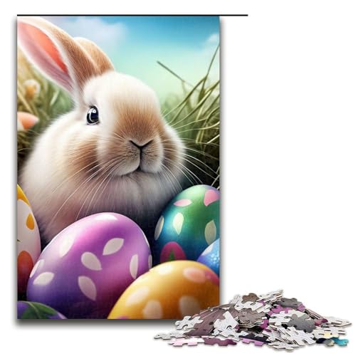 Puzzle für Erwachsene, Kaninchen, Osterhase, Tier, 1000 Teile, Holzpuzzle für Kinder ab 12 Jahren, Lernspielzeug, 1000 Teile Puzzle für Erwachsene, Kaninchen, Osterhase, Tier, 1000 Teile, Holzpuzzle für Kinder ab 12 Jahren, Lernspielzeug, 1000 Teile von mowenbingpeng