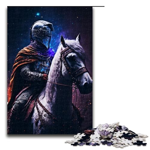 Puzzle für Erwachsene, Malen, Heiliger Ritter, 1000-teiliges Holzpuzzle für Kinder ab 12 Jahren, Lernspielzeug, 1000 Teile Puzzle für Erwachsene, Malen, Heiliger Ritter, 1000-teiliges Holzpuzzle für Kinder ab 12 Jahren, Lernspielzeug, 1000 Teile von mowenbingpeng
