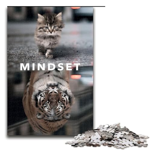 Puzzle für Erwachsene, Mindset-Motivation, 1000 Teile, Holzpuzzle für Erwachsene und Kinder ab 12 Jahren, Lernspielzeug, 1000 Teile Puzzle für Erwachsene, Mindset-Motivation, 1000 Teile, Holzpuzzle für Erwachsene und Kinder ab 12 Jahren, Lernspielzeug, 1000 Teile von mowenbingpeng