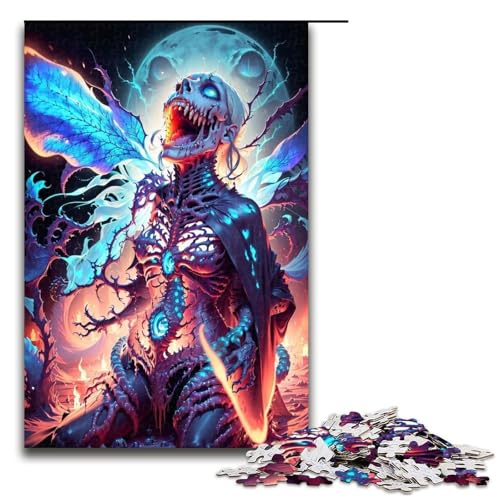 Puzzle für Erwachsene, Mutanten-Skelett, 1000 Teile, Holzpuzzle für Kinder ab 12 Jahren, Heimdekoration, 1000 Teile von mowenbingpeng
