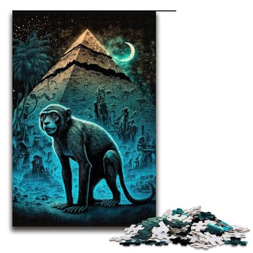 Puzzle für Erwachsene, Mythisches Tier, 1000-teiliges Holzpuzzle für Kinder ab 12 Jahren, Lernspielzeug, 1000 Teile Puzzle für Erwachsene, Mythisches Tier, 1000-teiliges Holzpuzzle für Kinder ab 12 Jahren, Lernspielzeug, 1000 Teile von mowenbingpeng
