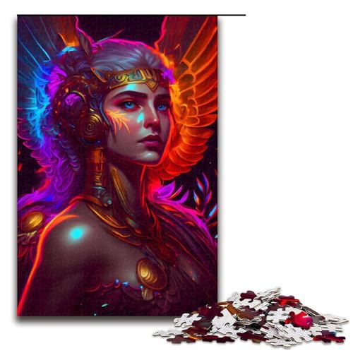 Puzzle für Erwachsene, Neon Hera, 1000 Teile, Holzpuzzle für Erwachsene und Kinder ab 12 Jahren, Lernspielzeug, 1000 Teile Puzzle für Erwachsene, Neon Hera, 1000 Teile, Holzpuzzle für Erwachsene und Kinder ab 12 Jahren, Lernspielzeug, 1000 Teile von mowenbingpeng