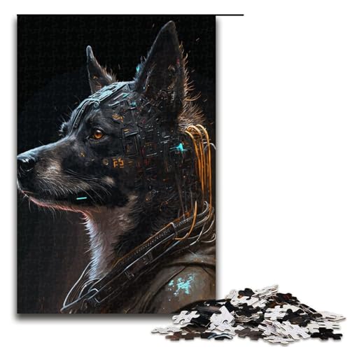 Puzzle für Erwachsene, Punk-Menschenhunde, 1000 Teile, Holzpuzzle für Erwachsene und Kinder ab 12 Jahren, Lernspielzeug, 1000 Teile Puzzle für Erwachsene, Punk-Menschenhunde, 1000 Teile, Holzpuzzle für Erwachsene und Kinder ab 12 Jahren, Lernspielzeug, 1000 Teile von mowenbingpeng
