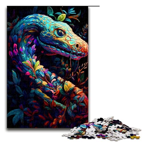 Puzzle für Erwachsene, Schlange, 1000 Teile, Holzpuzzle für Erwachsene und Kinder ab 12 Jahren, Lernspielzeug, 1000 Teile Puzzle für Erwachsene, Schlange, 1000 Teile, Holzpuzzle für Erwachsene und Kinder ab 12 Jahren, Lernspielzeug, 1000 Teile von mowenbingpeng