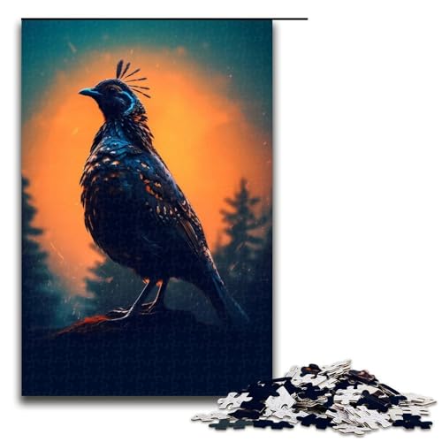 Puzzle für Erwachsene, Wachteltier, 1000 Teile, Holzpuzzle für Erwachsene und Kinder ab 12 Jahren, 1000 Teile Puzzle für Erwachsene, Wachteltier, 1000 Teile, Holzpuzzle für Erwachsene und Kinder ab 12 Jahren, 1000 Teile von mowenbingpeng