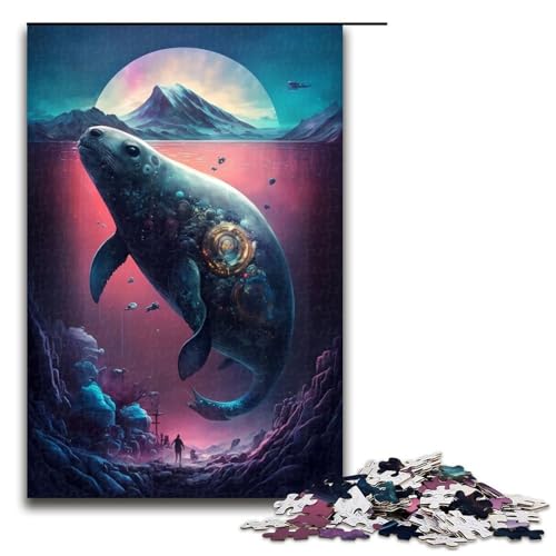 Puzzle für Erwachsene, geheimnisvolles Siegel, 1000-teiliges Holzpuzzle für Kinder ab 12 Jahren, Heimdekoration, 1000 Teile Puzzle für Erwachsene, geheimnisvolles Siegel, 1000-teiliges Holzpuzzle für Kinder ab 12 Jahren, Heimdekoration, 1000 Teile von mowenbingpeng