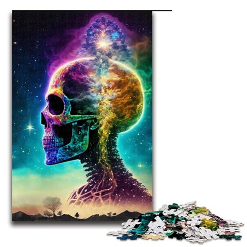 Puzzle für Erwachsene, umwerfend, 1000 Teile, Holzpuzzle für Erwachsene und Kinder ab 12 Jahren, 1000 Teile von mowenbingpeng