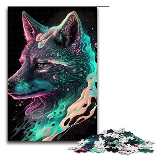 Puzzle für Erwachsene 1000 Teile „Edelwolf“ Holzpuzzle für Kinder Lernspiel 1000 Teile Puzzle für Erwachsene 1000 Teile „Edelwolf“ Holzpuzzle für Kinder Lernspiel 1000 Teile von mowenbingpeng